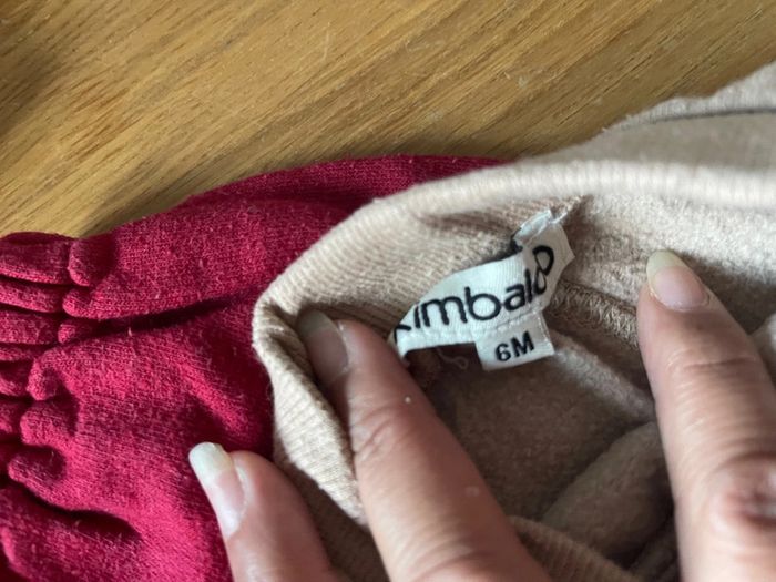 Lot 2 pantalon jogging 6 mois - photo numéro 3