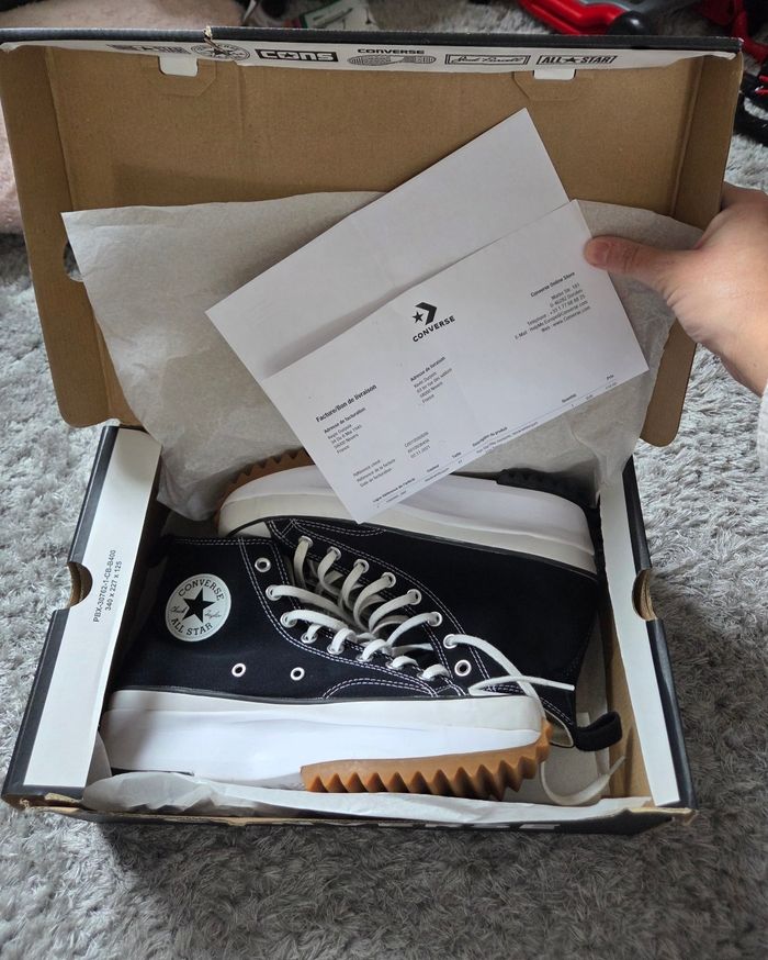 Baskets toile baskets sneakers - converse run Star Hike Hi - photo numéro 2