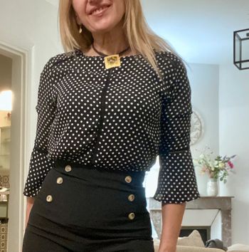 Jolie blouse à pois Atmosphère 38🌸
