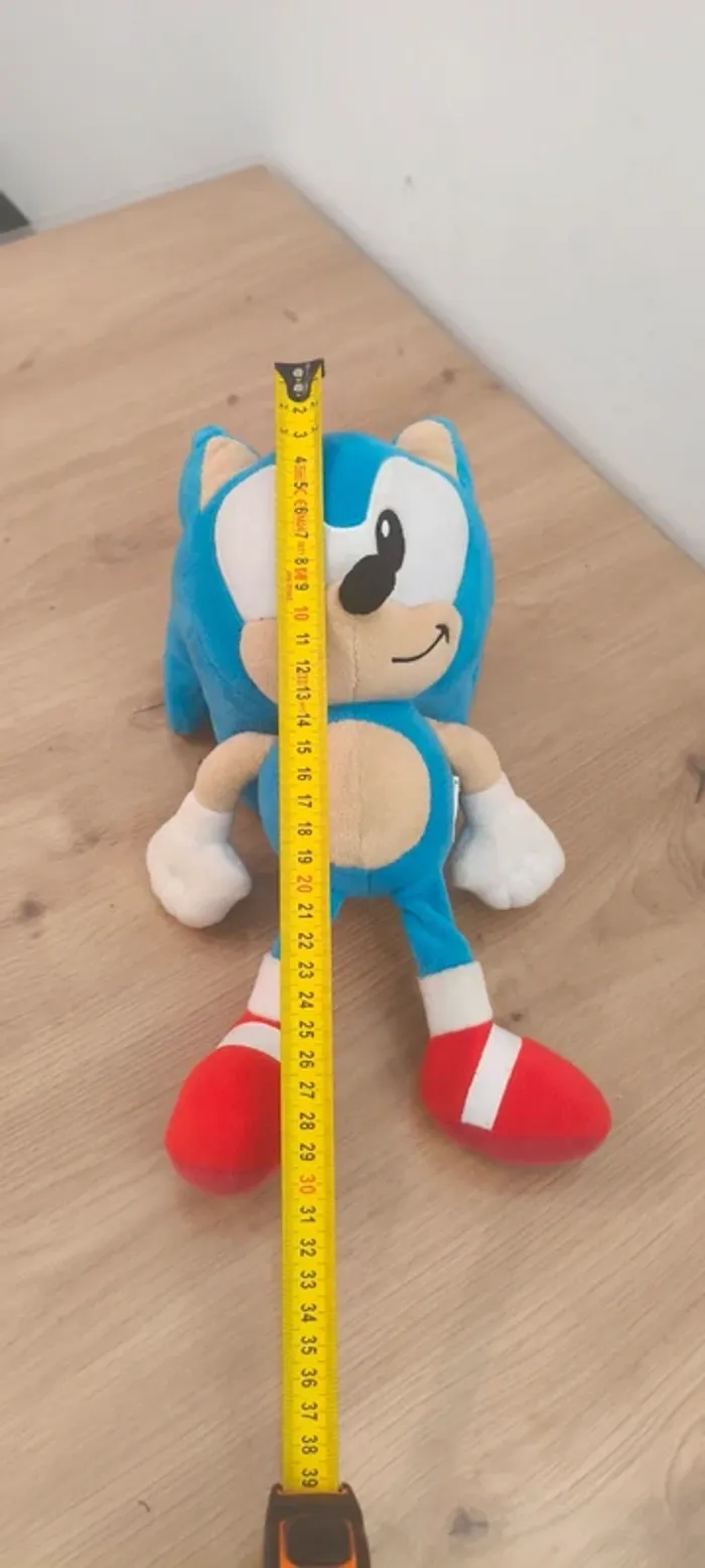 Peluche sonic le hérisson 30 cm - photo numéro 5