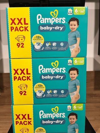 pack xxl Pampers Baby-Dry 6 (276 couches)