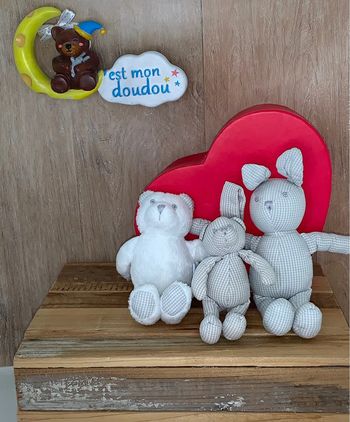 Lots doudou hochet JACADI