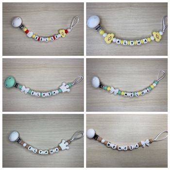 Attache tétine personnalisée 