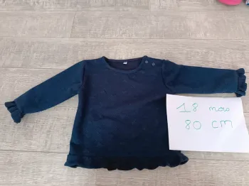 Pull à cœur 18 mois 80 cm