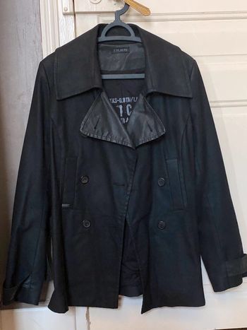 Veste/imperméable noire