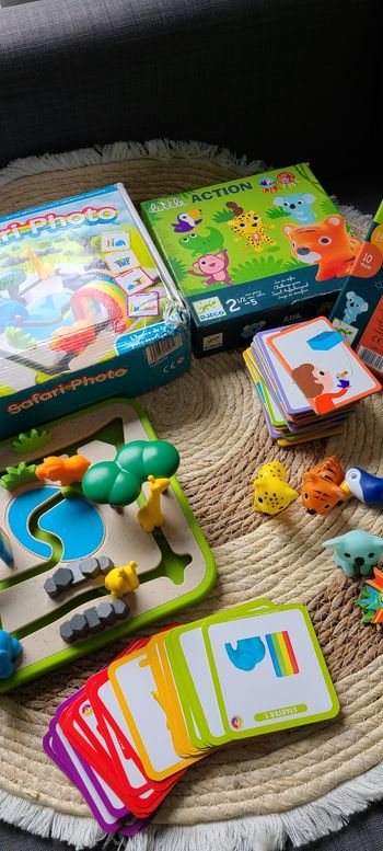 Lot de 2 jeux complet smartgames et djeco