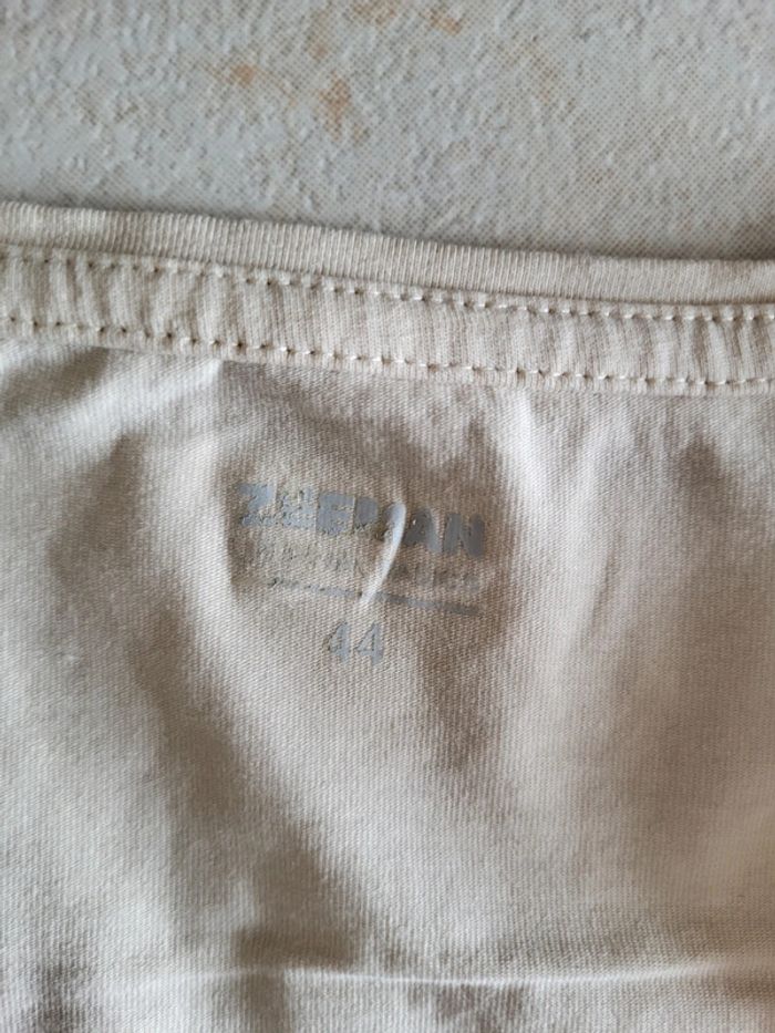 Zeeman - t shirt beige T44 - photo numéro 2