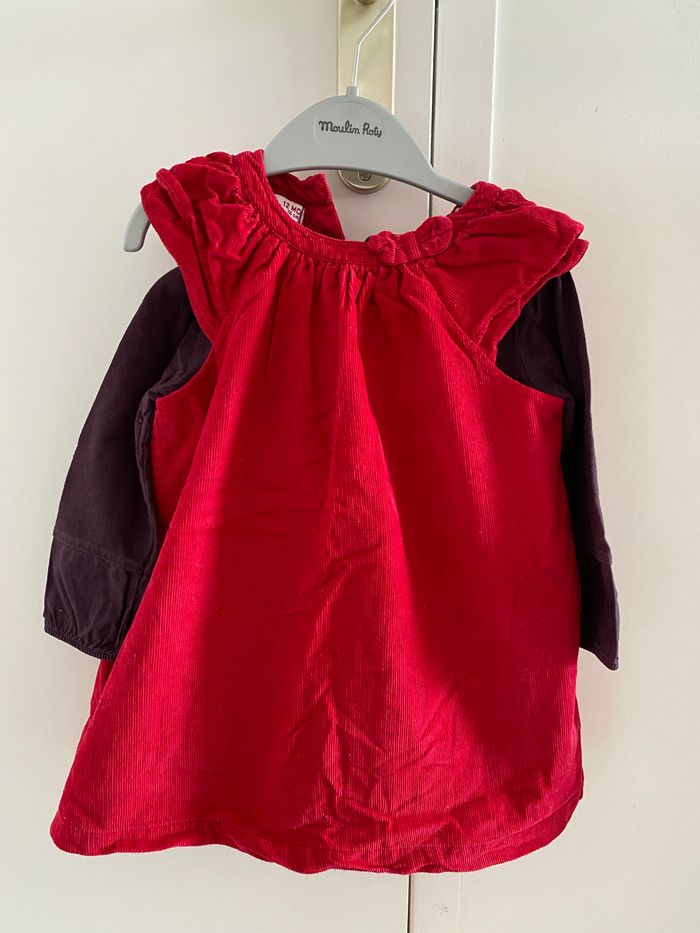 Robe et t-shirt 12 mois - photo numéro 2