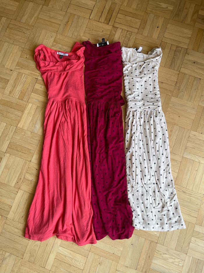 Lot de 3 robes de grossesse et allaitement t36 - photo numéro 2