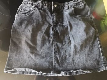 Jupe en jean noir /gris