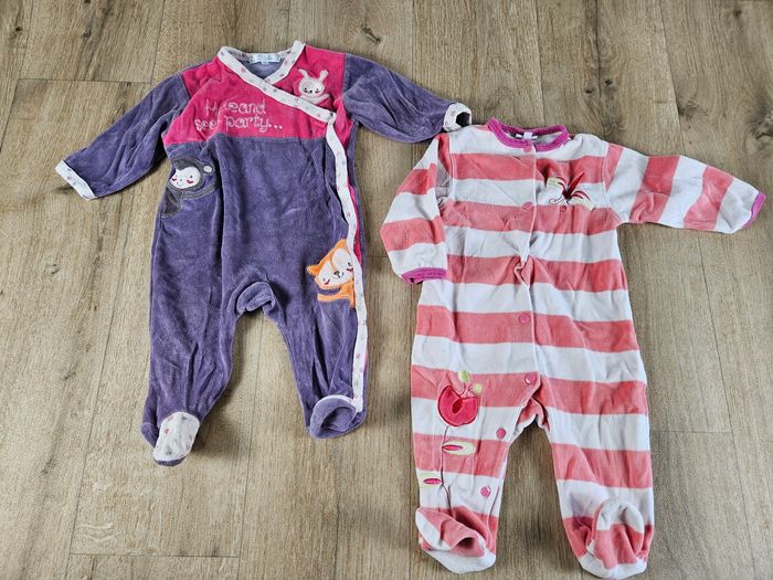 Lot 16 pièces vêtements bébé fille 9 mois mi saison printemps automne - photo numéro 7