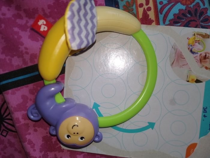 Anneau singe et banane Fisher Price - photo numéro 2