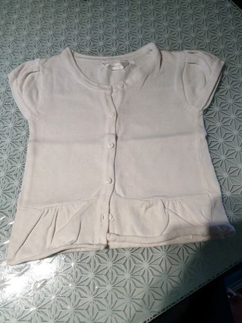 Gilet a manches courtes Kiabi 18 mois