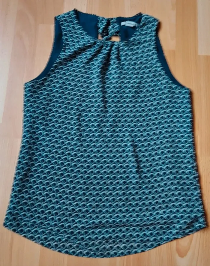 Top débardeur blouse sans manches - photo numéro 2