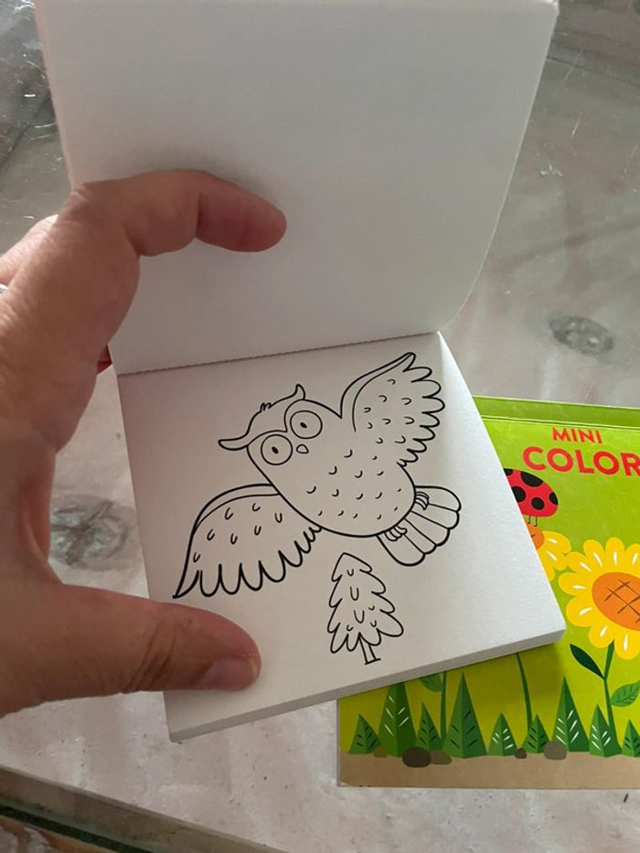 Lot de 2 mini coloriages Animaux - photo numéro 6