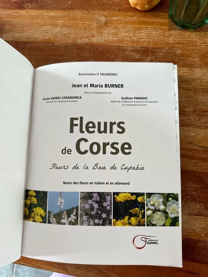 Livre Fleur de Corse, fleurs de la baie de Cupabia - photo numéro 5