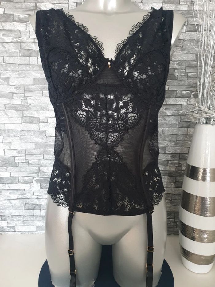 Guêpière sexy noire Taille 95/F