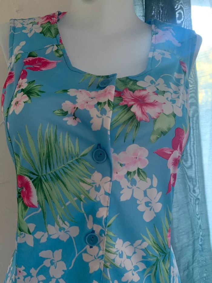 Robe vintage longue Damarr taille 44 manches courtes - photo numéro 3