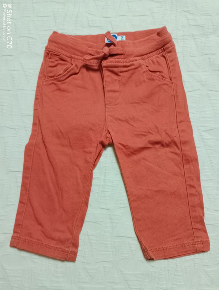 Mots D enfants pantalon saumon leger