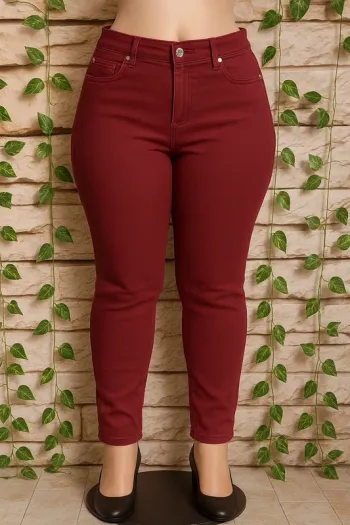 🌸Jeans skinny Bordeaux Jennyfer Taille 40🌸