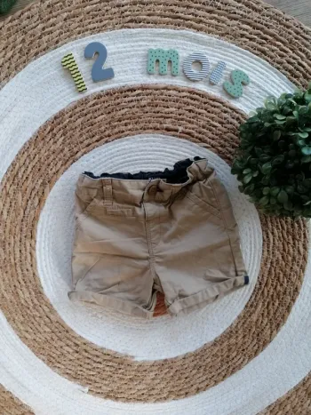 Short beige - Kiabi - 12 mois