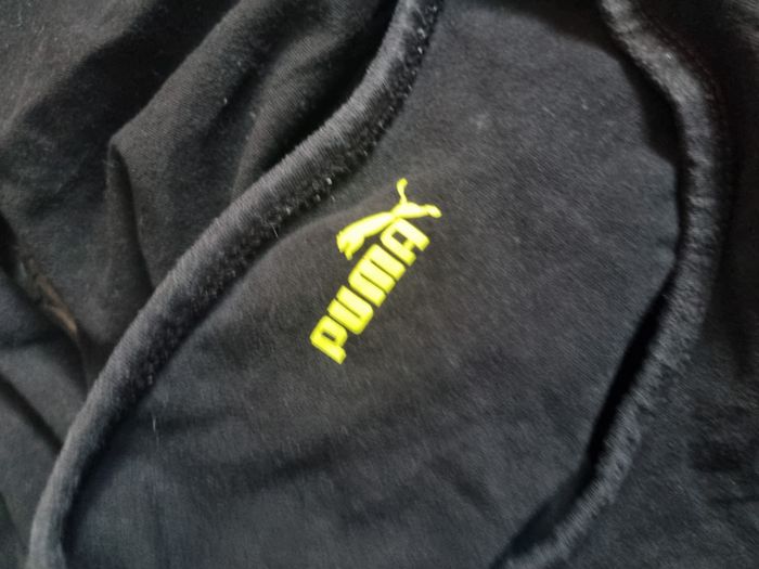 Pull léger ou t-shirt manches longues noir Puma 11-12ans - photo numéro 3