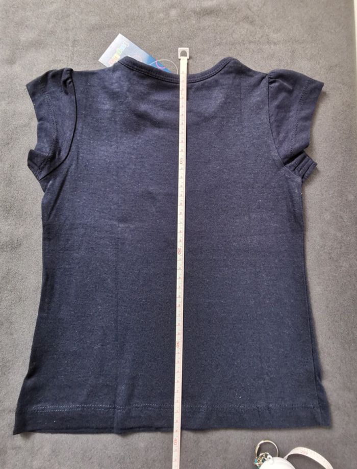 tee-shirt bleu - Lupilu - 18 mois - photo numéro 6