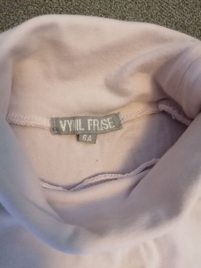 tee-shirt col roulé 6 ans - photo numéro 3