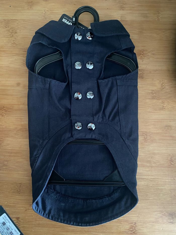 Veste en jean bleu marine modèle YANN taille 38 - photo numéro 3