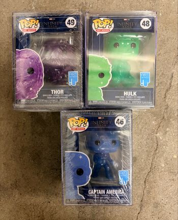 Funko pop Marvel art séries