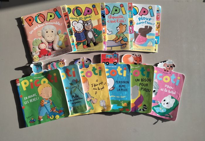 Lot de 10 magazines 1-3 ans