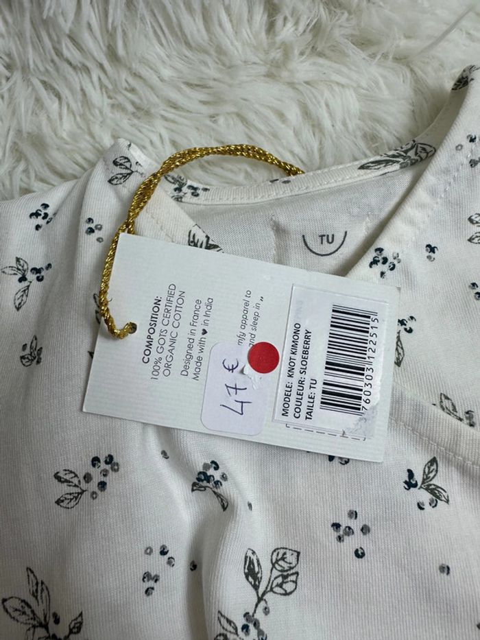 Kimono noué bonjour Little taille unique - photo numéro 4