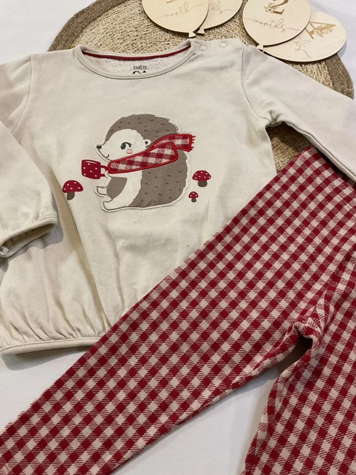 Ensemble mixte hérisson pulls et pantalon - photo numéro 3