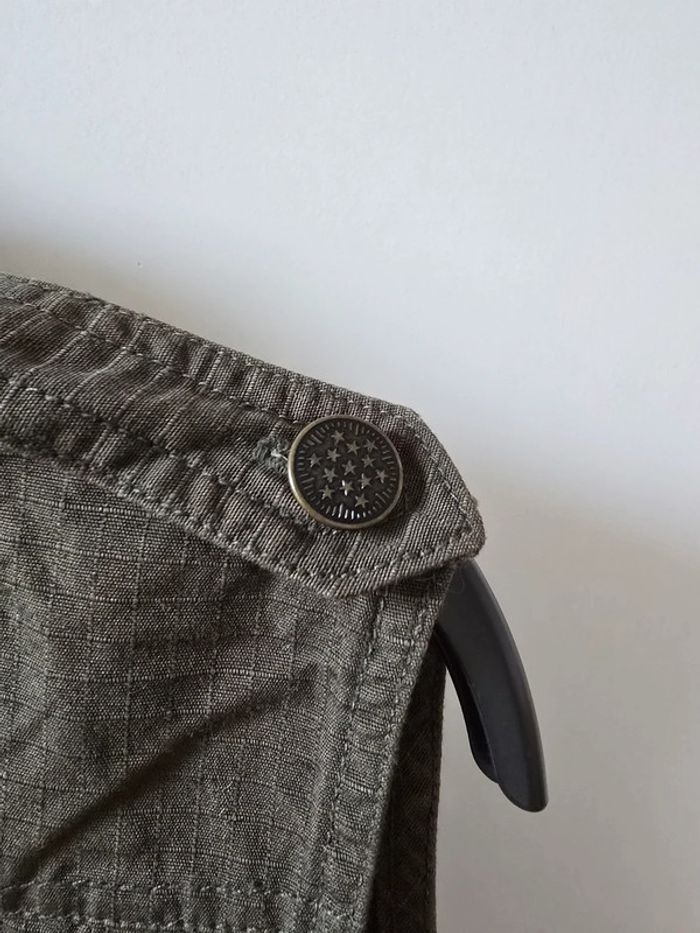 Veste sans manches vert kaki - photo numéro 2