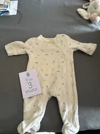 Pyjama velours Kiabi