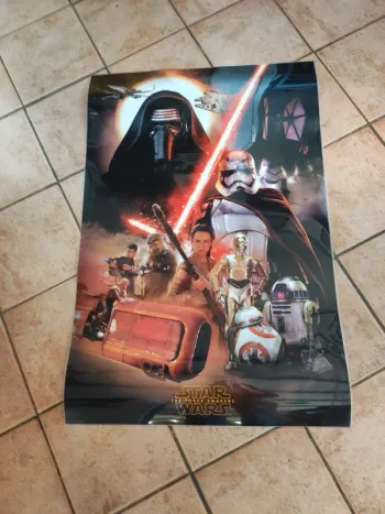 Poster plastifié Star Wars 90x60 cm