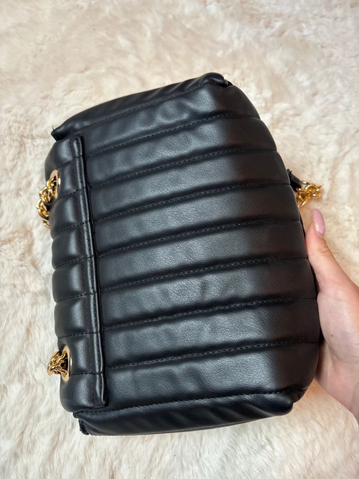 Sac à bandoulière noir et doré Primark - photo numéro 5