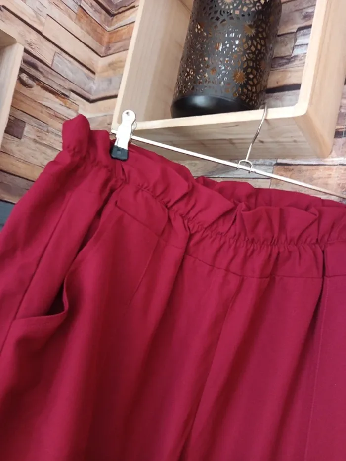 Pantalon rouge vintage - photo numéro 3