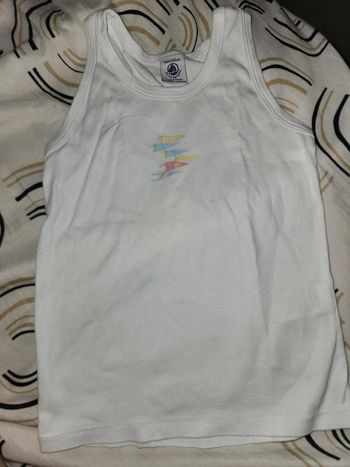 Tee-shirt sans manches petit bateau taille 5 ans
