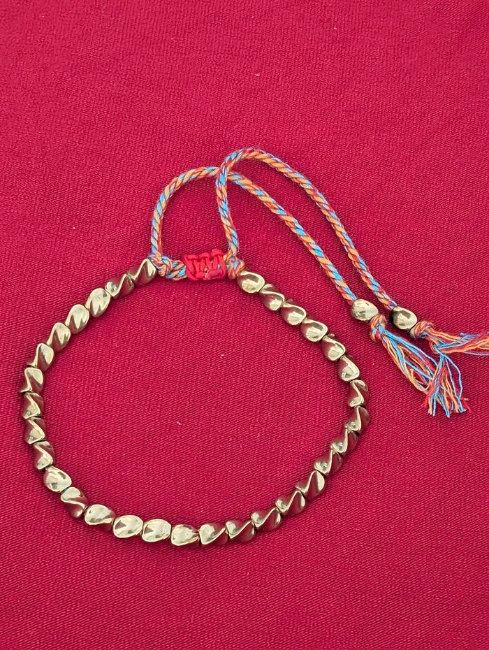 Bracelet bohème géométrique en corde - photo numéro 2