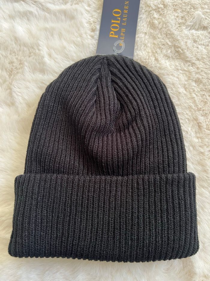 Bonnet Ralph Lauren noir - photo numéro 3