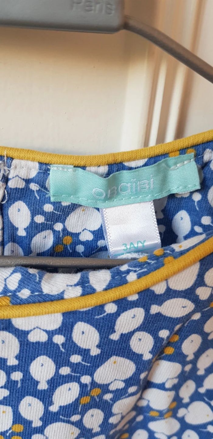 Robe bleue Obaibi 3 ans - photo numéro 2