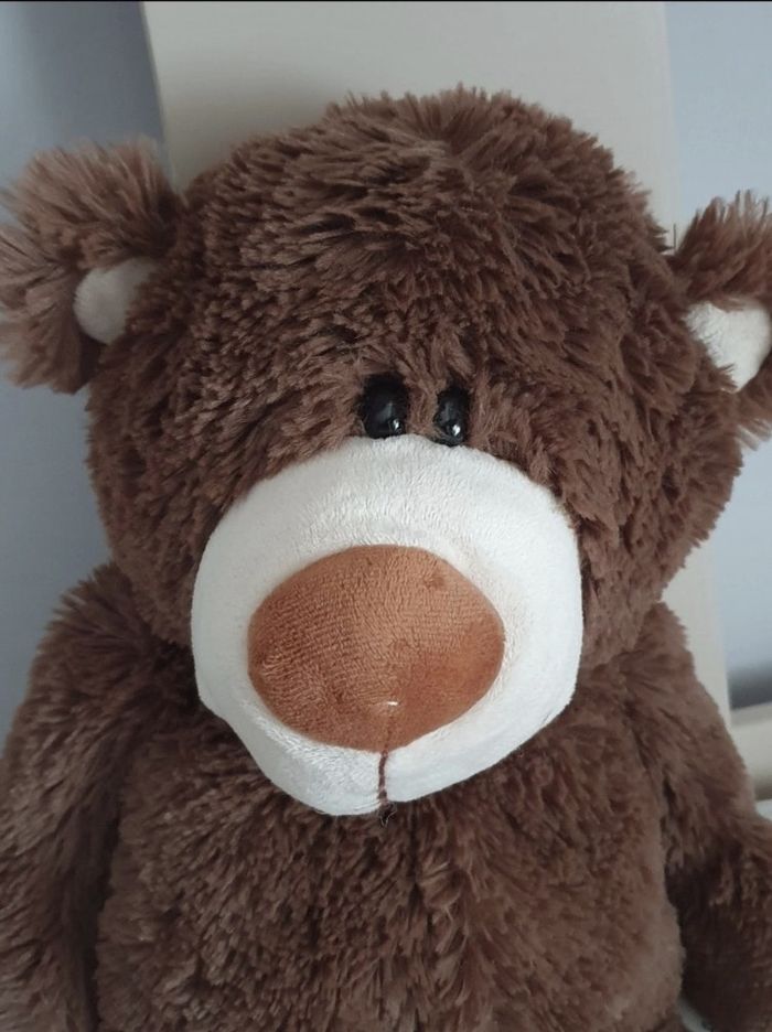 Grand ours en peluche marron - photo numéro 3