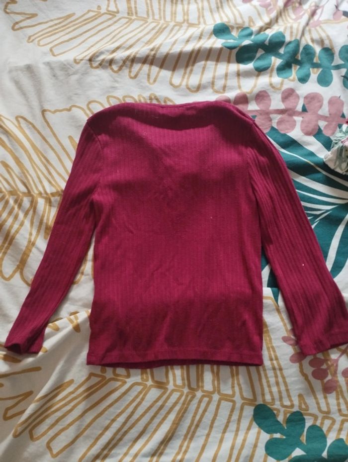 Tee shirt femme manches longues Jennyfer taille XS - photo numéro 5