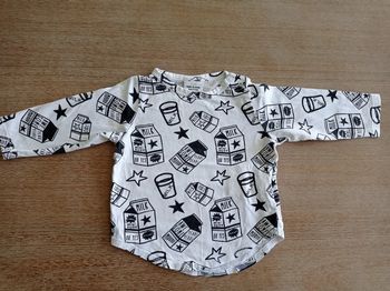 Tee shirt milk 9 mois
