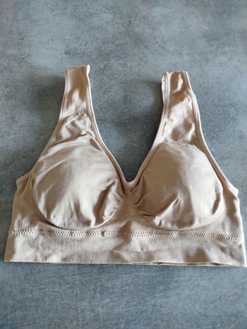 Brassière femme beige neuve