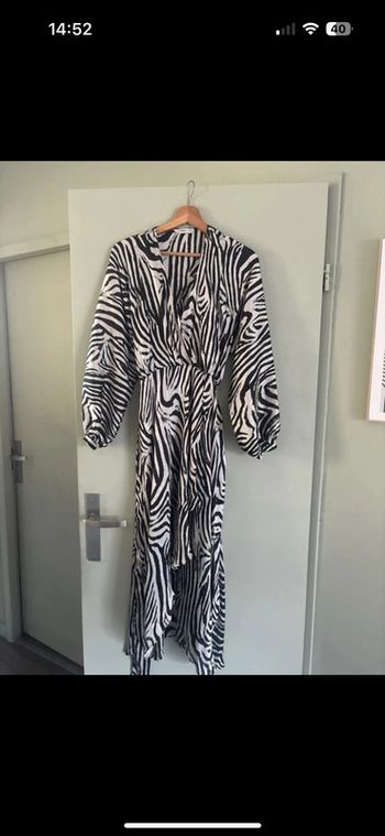 Robe mango imprimé zèbre