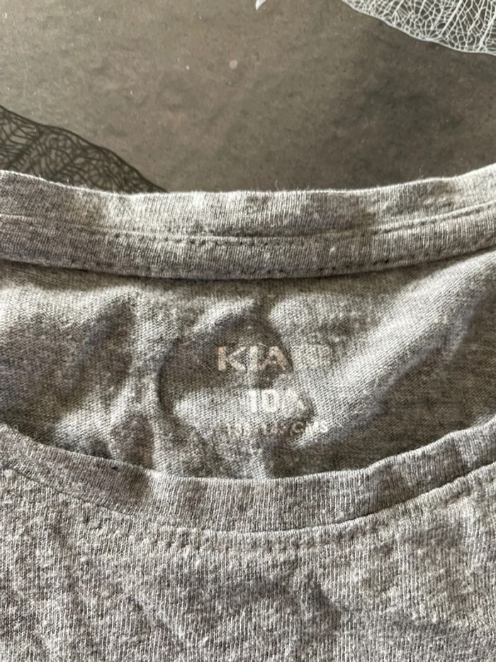 Lot 3 teeshirts 10 ans (turquoise rose et gris) - photo numéro 7