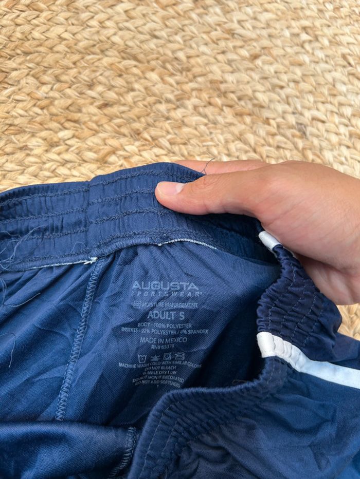 Short Auguste Homme Marine/Blanc Taille S | Très Bon État | Sport & Casual | SNVintagefr | BS1782 - photo numéro 3