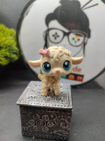 Lps00992 My Littlest Petshop Lps Pet Shop Authentic Mouton Lamb Sheep 186